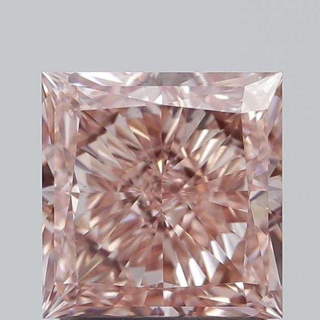 1.62 ct Princess PINK VS1 IGI Certified Lab Grown Diamond