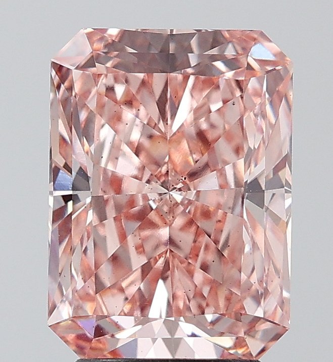 3.53 ct Radiant PINK VS2 IGI Certified Lab Grown Diamond