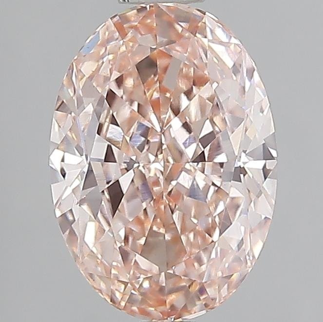 3.31 ct Oval PINK VS1 IGI Certified Lab Grown Diamond