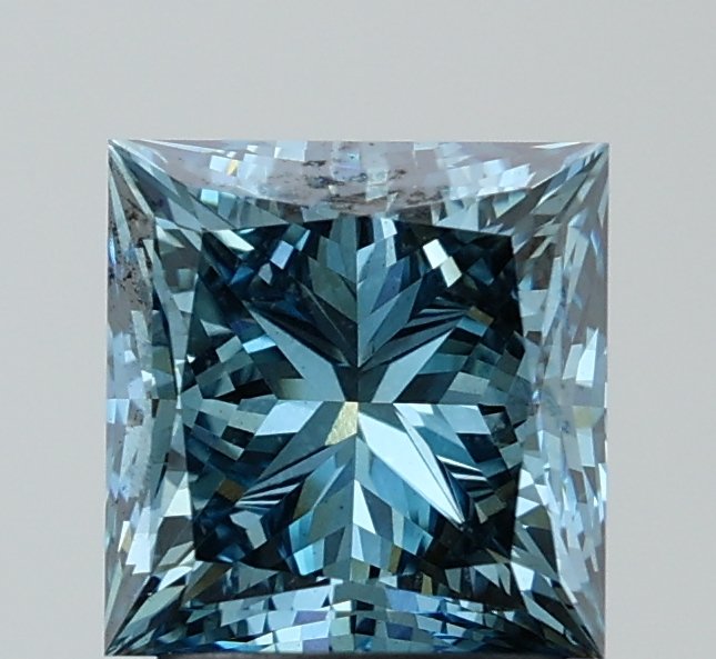 2.58 ct Princess BLUE VS1 IGI Certified Lab Grown Diamond