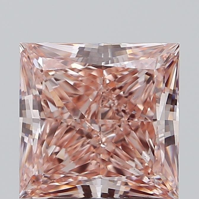 2.58 ct Princess PINK VS2 IGI Certified Lab Grown Diamond