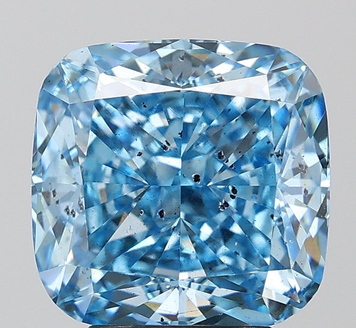 4.63 ct Cushion BLUE SI2 IGI Certified Lab Grown Diamond