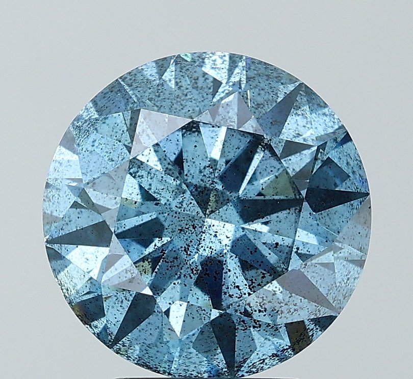 4.09 ct Round BLUE I1 IGI Certified Lab Grown Diamond