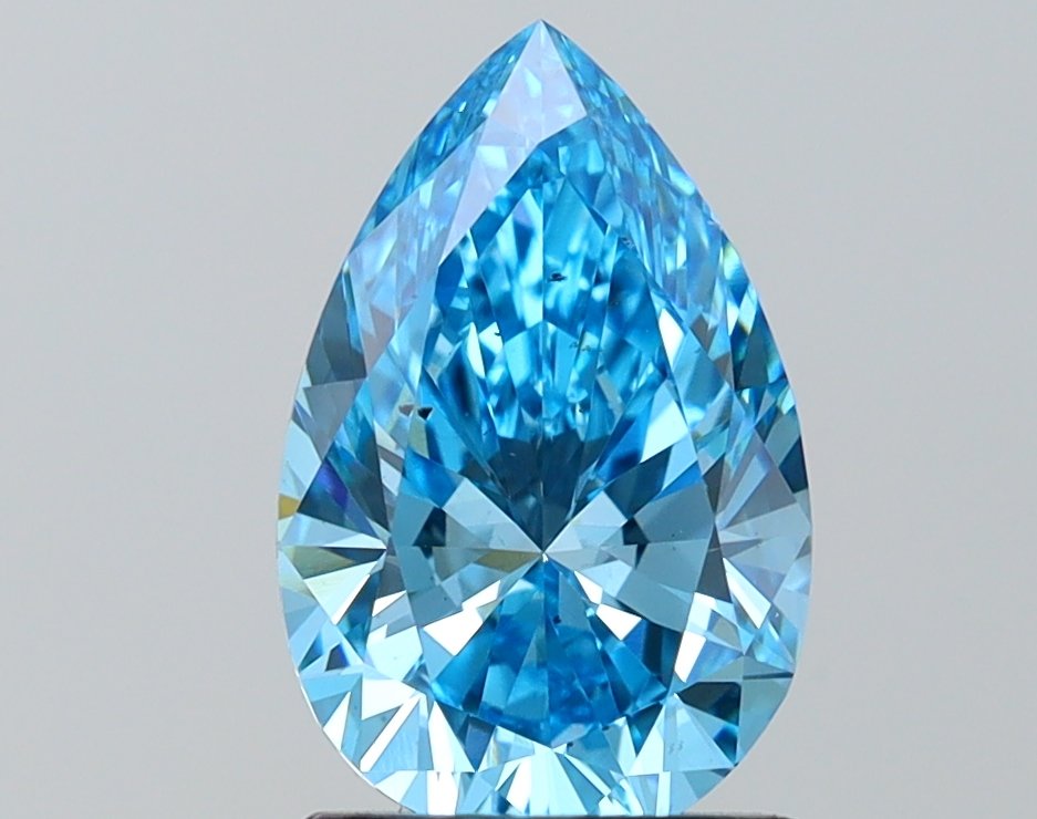 1.99 ct Pear BLUE VS2 IGI Certified Lab Grown Diamond