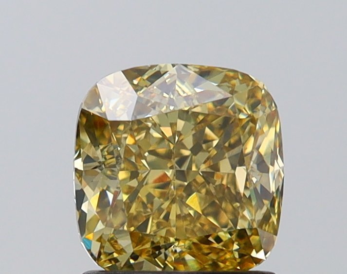 1.51 ct Cushion YELLOW VVS2 IGI Certified Lab Grown Diamond