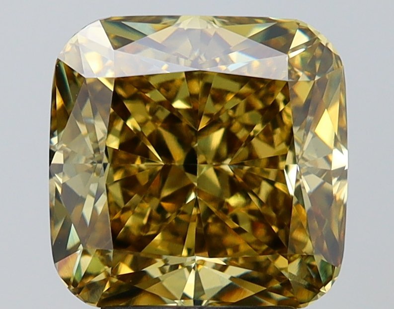 4.01 ct Cushion YELLOW VVS2 IGI Certified Lab Grown Diamond
