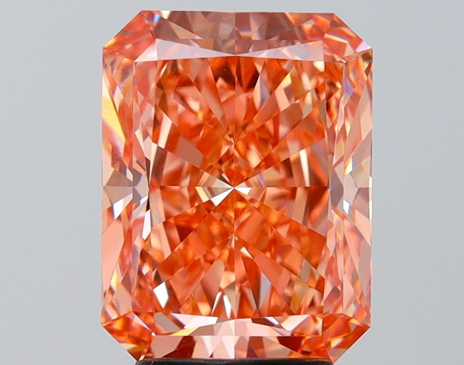 4.00 ct Radiant PINK VVS2 IGI Certified Lab Grown Diamond
