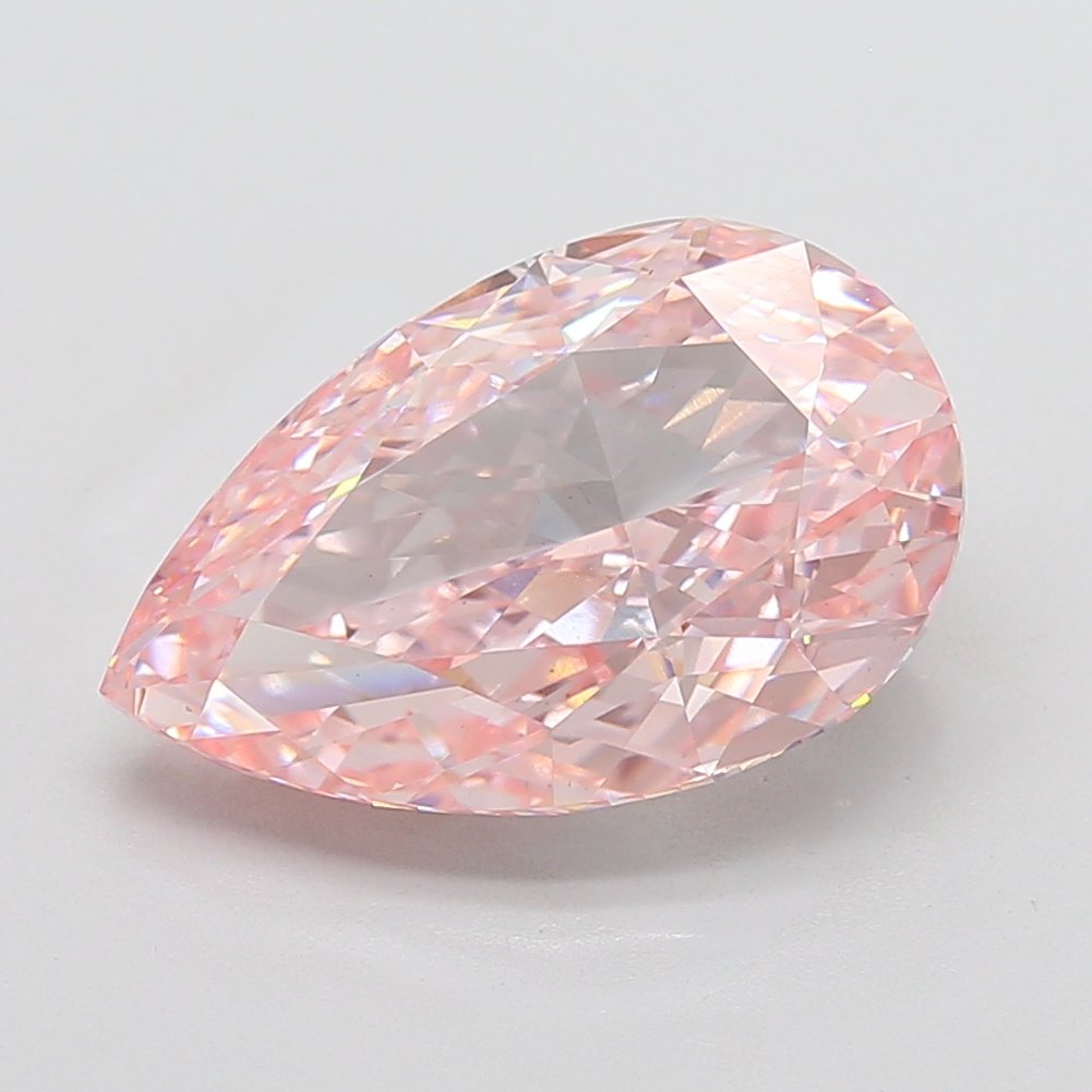 9.18 ct Pear Pink VS1 IGI Certified Lab Grown Diamond