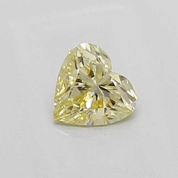 0.63 ct Heart Yellow VS1 IGI Certified Lab Grown Diamond