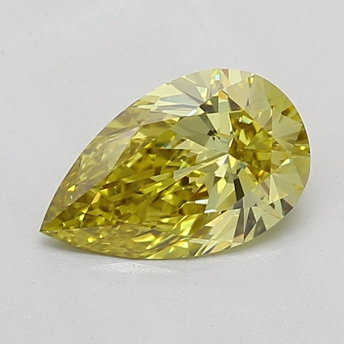 0.90 ct Pear Yellow VS1 IGI Certified Lab Grown Diamond