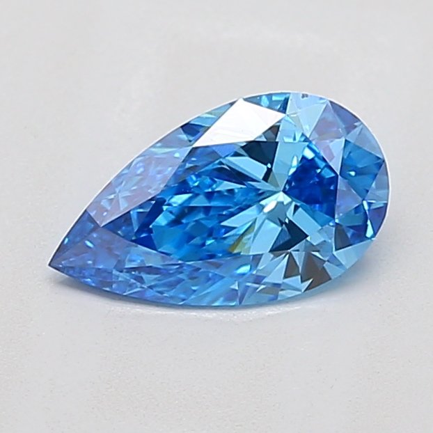 0.91 ct Pear Blue VS1 IGI Certified Lab Grown Diamond