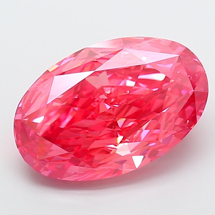 8.04 ct Oval Pink VS1 IGI Certified Lab Grown Diamond