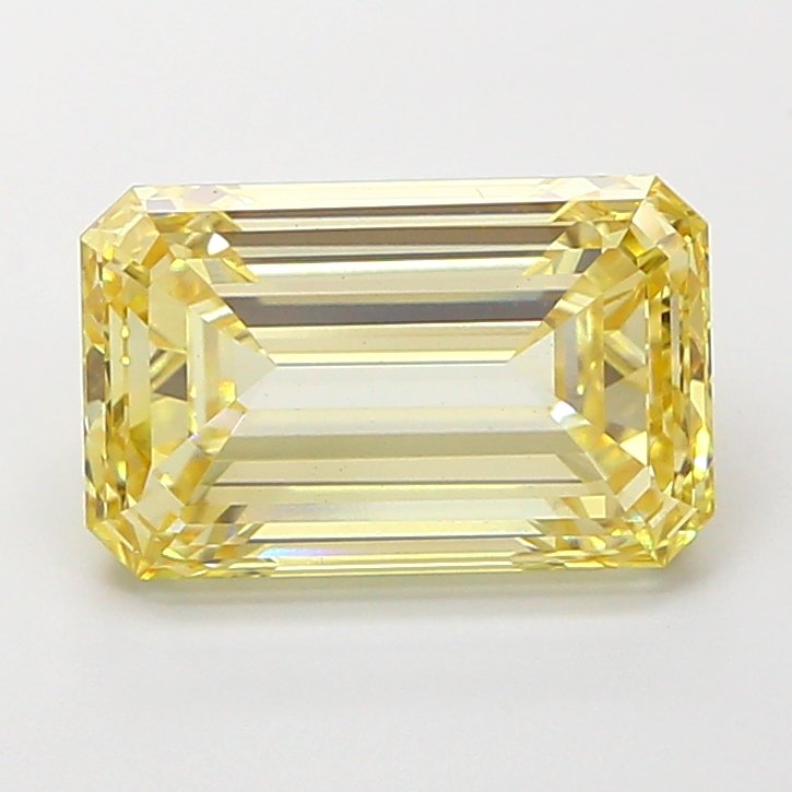 4.00 ct Emerald Yellow VS1 IGI Certified Lab Grown Diamond
