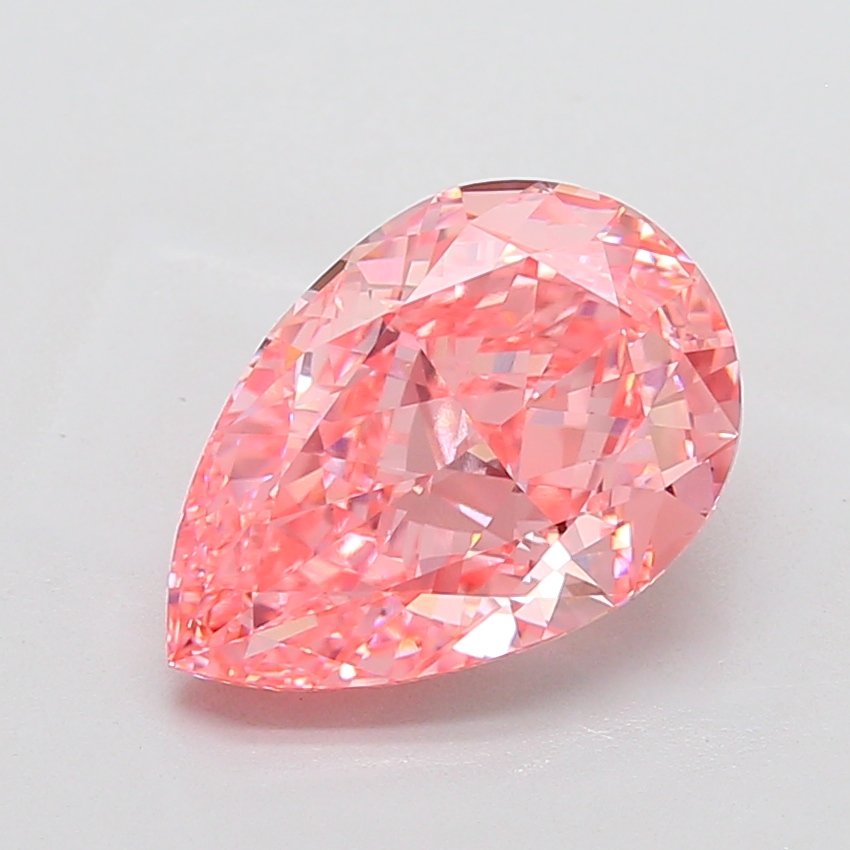 5.17 ct Pear Pink VS1 IGI Certified Lab Grown Diamond