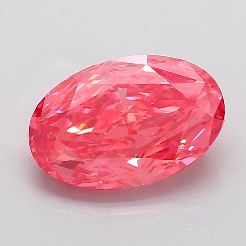 5.02 ct Oval Pink VS1 IGI Certified Lab Grown Diamond