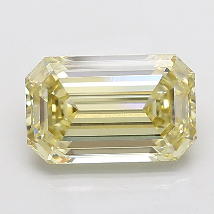 5.03 ct Emerald Yellow VS1 IGI Certified Lab Grown Diamond