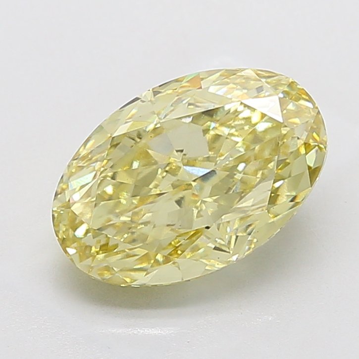 5.04 ct Oval Yellow VS1 IGI Certified Lab Grown Diamond