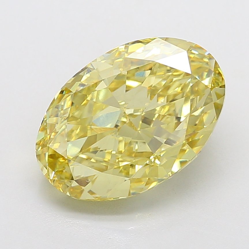 9.00 ct Oval Yellow VS1 IGI Certified Lab Grown Diamond