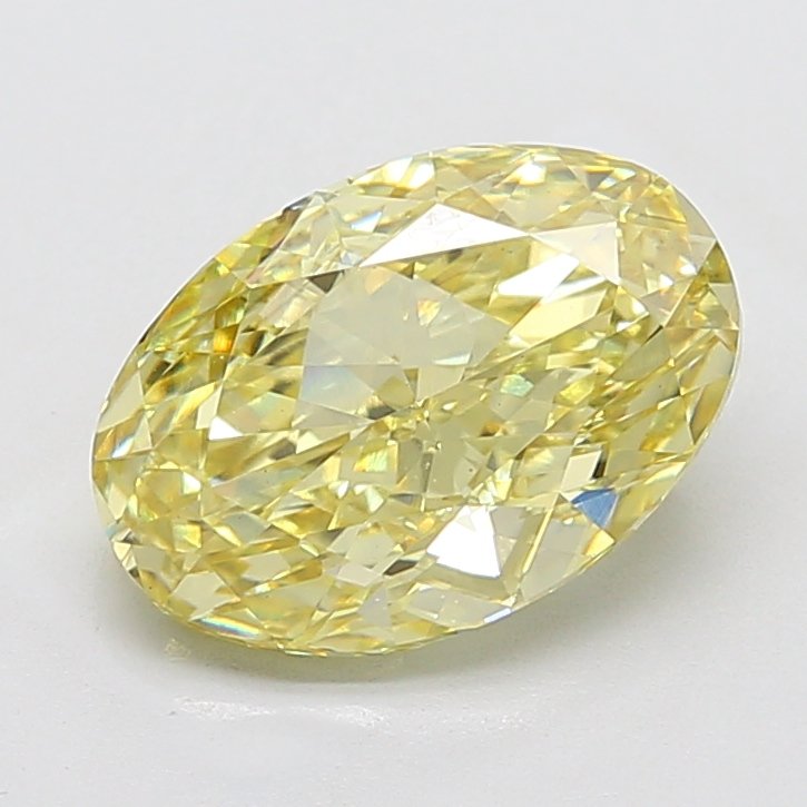 5.14 ct Oval Yellow VS1 IGI Certified Lab Grown Diamond