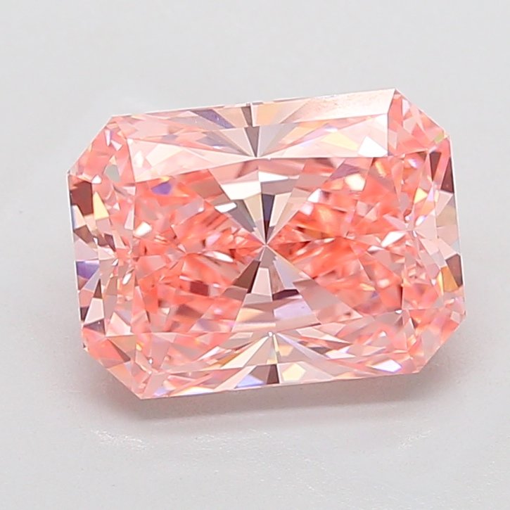 5.01 ct Radiant Pink VS1 IGI Certified Lab Grown Diamond