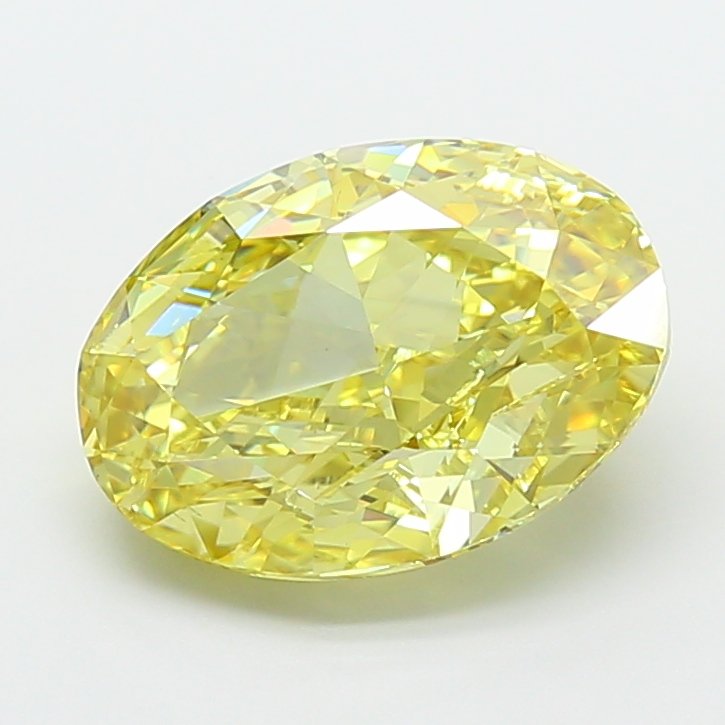 5.00 ct Oval Yellow VS1 IGI Certified Lab Grown Diamond