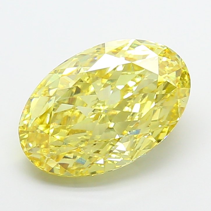 7.01 ct Oval Yellow VS1 IGI Certified Lab Grown Diamond