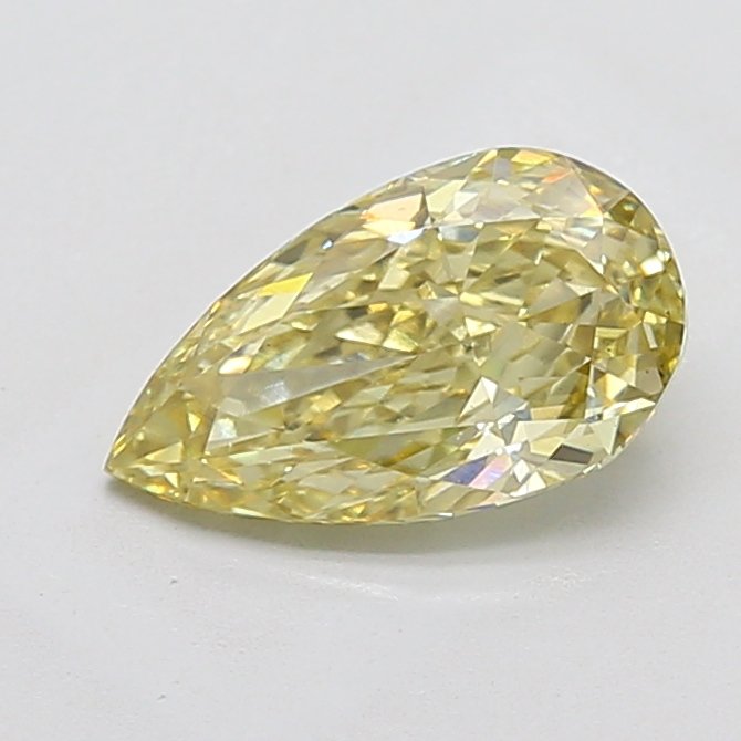 2.01 ct Pear Yellow VS2 IGI Certified Lab Grown Diamond