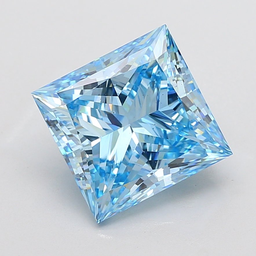 7.30 ct Pear Blue VS2 IGI Certified Lab Grown Diamond